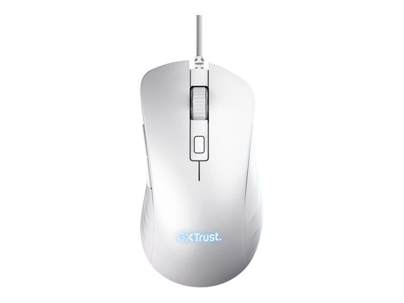 TRUST GAMING GXT924W YBAR+ MOUSE, WHITE - 24891