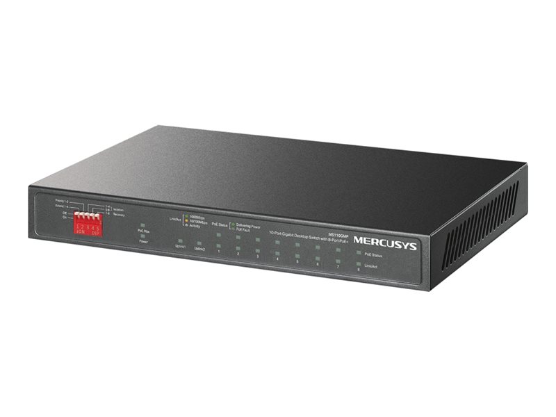 TP-LINK MERCUSYS 10-Port Gigabit Switch - MS110GMP