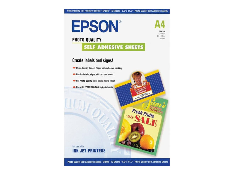 EPSON Photo Quality Ink Jet Paper self-a - C13S041106