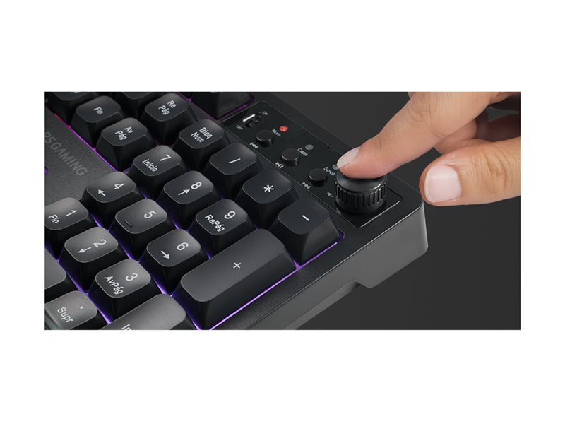 MARS GAMING RGB Combo Black - MCPWXPT