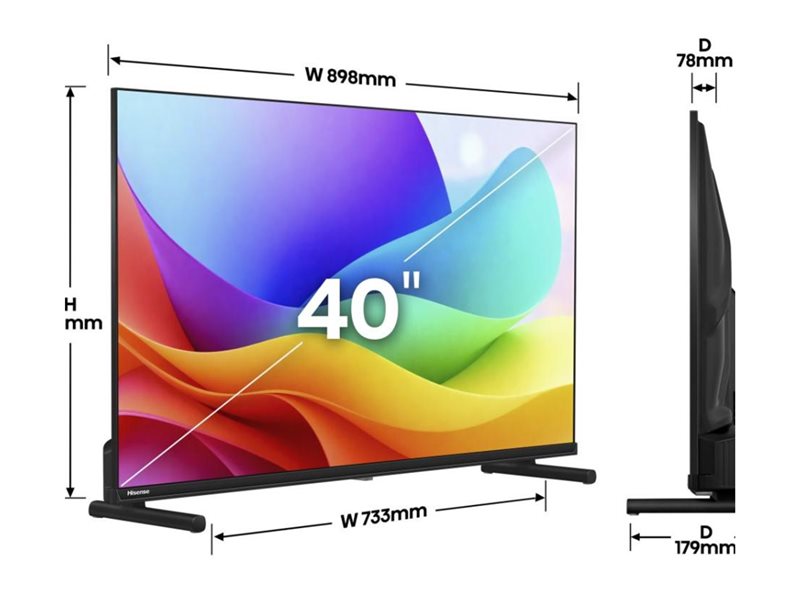 HISENSE Série A5S QLED 40I - 40A5S