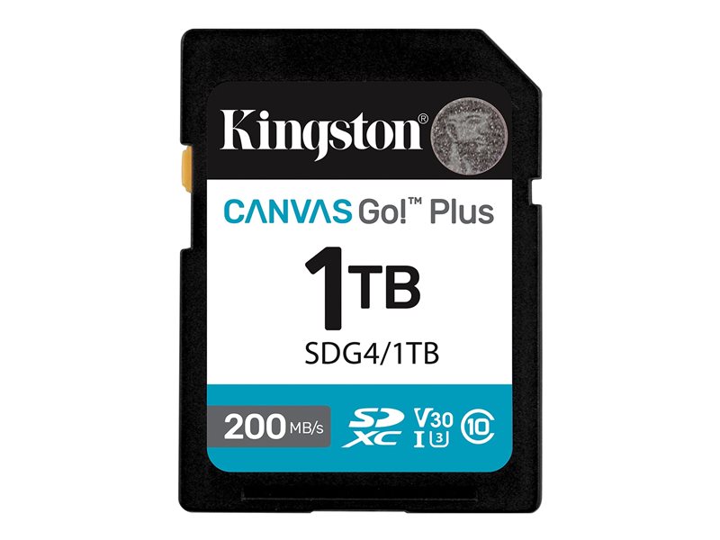 KINGSTON 1TB SDXC Canvas Go Plus Gen4 - SDG4/1TB