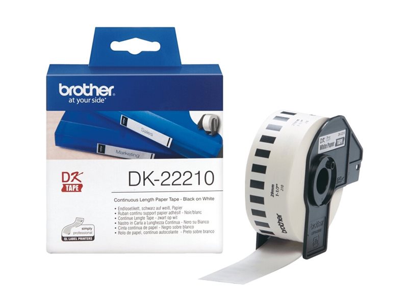 BROTHER DK22210 Continuous Paper Tape 29 - DK22210