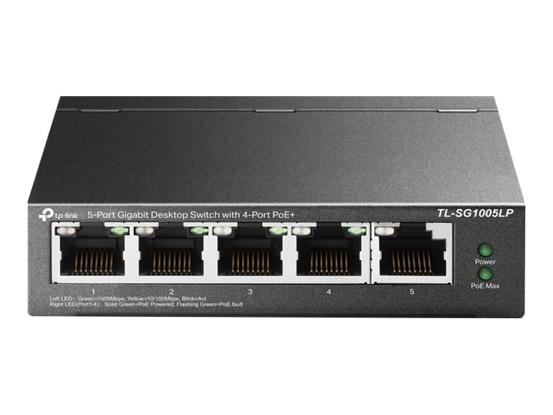 TP-LINK TL-SG1005LP 5-Port Gigabit Deskt - TL-SG1005LP