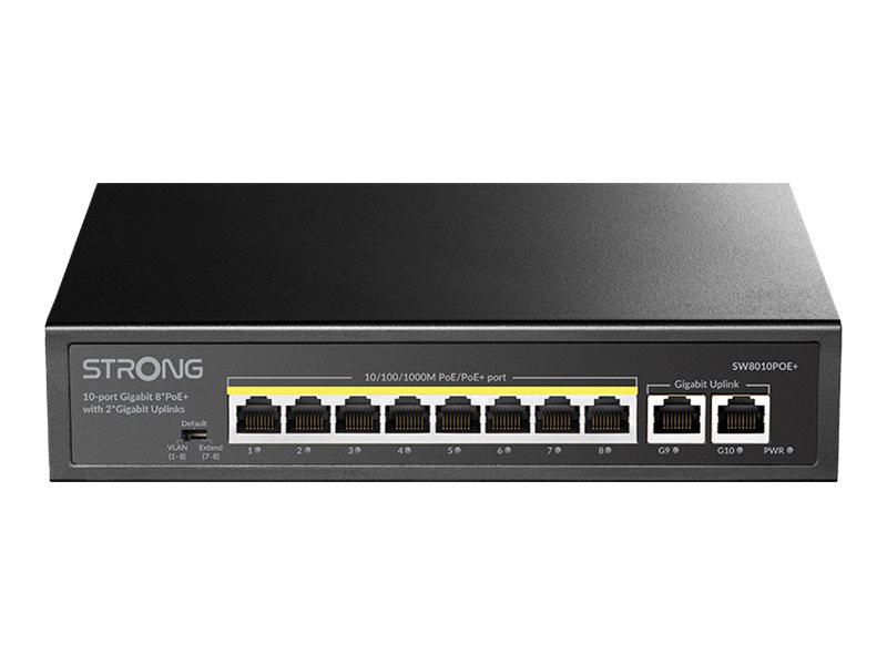 STRONG SW8010POE+ Switch - SW8010POE+