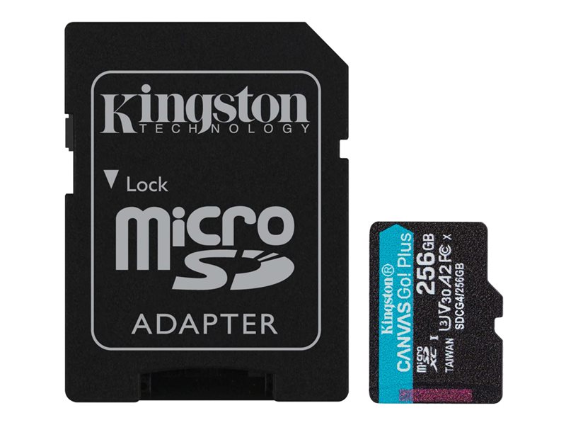 KINGSTON 256GB microSDXC + Adapter - SDCG4/256GB