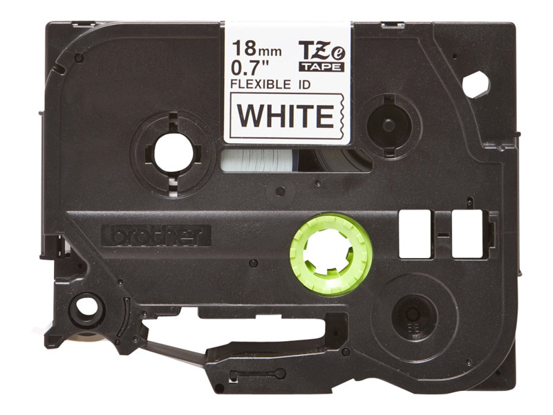 BROTHER TZEFX241 18mm BLACK ON WHITE FLE - TZEFX241