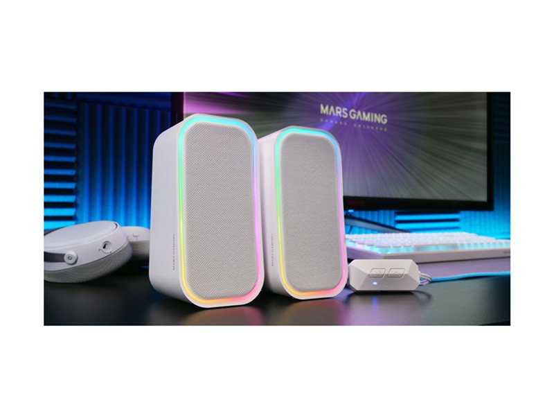 MARS GAMING MS-OM BT 20W GAMING SPEAKERS - MSOMW