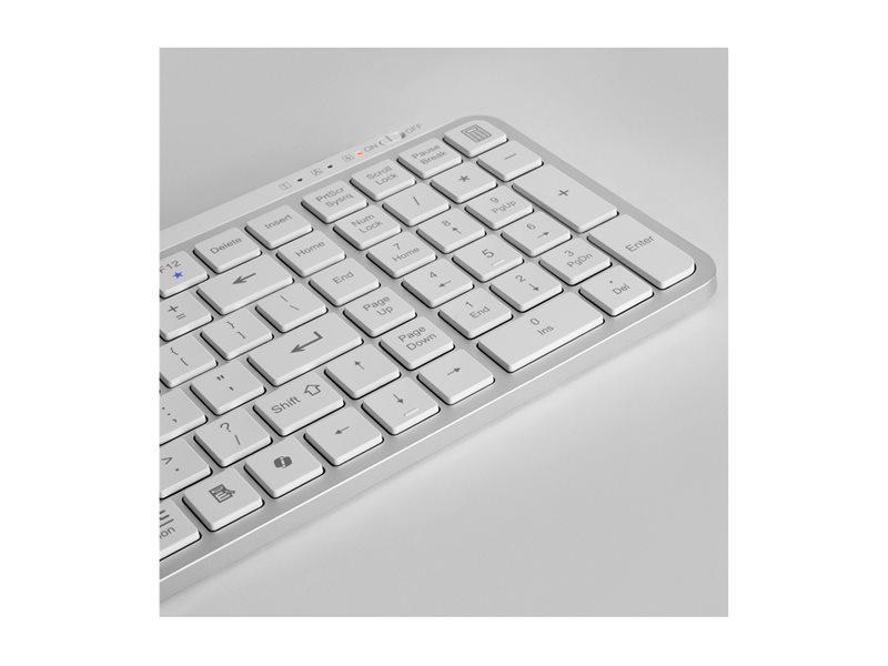 MARS GAMING Wireless KB White - MKSILENKEYSWPT