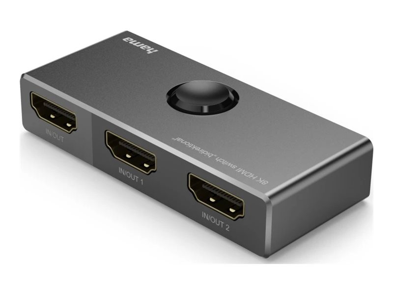 HAMA 8K-HDMI SWITCH  BIDIRECTIONAL  1 IN - 00205324