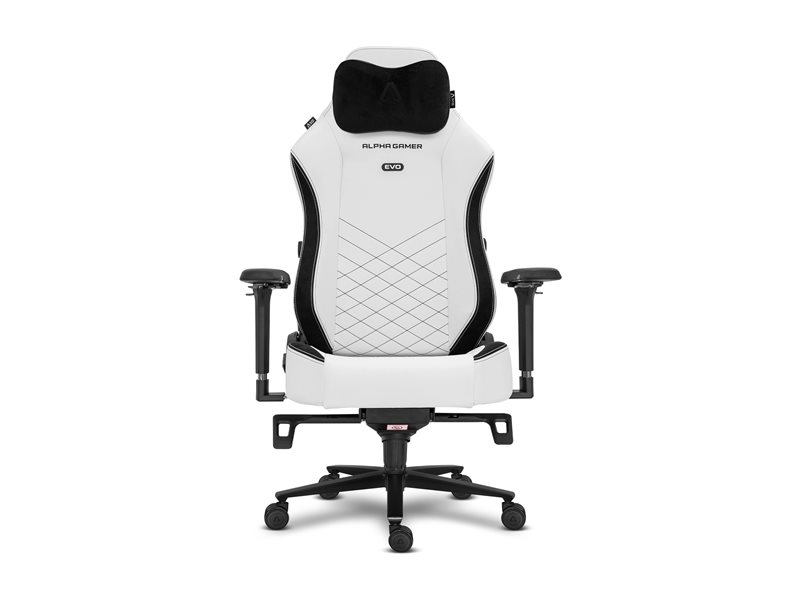 ALPHA GAMER ALEGRA EVO FROST WHITE PU - AGALEGRAEVOFWTPU