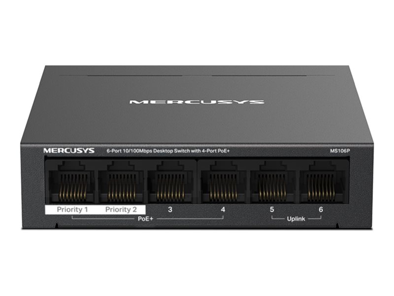 TP-LINK MERCUSYS 6-Port Desktop Switch - MS106P