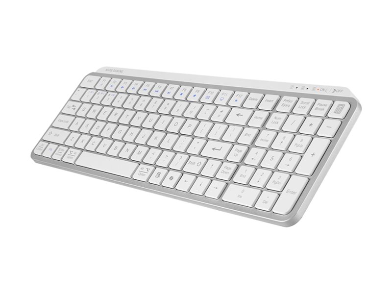 MARS GAMING Wireless KB White - MKSILENKEYSWPT
