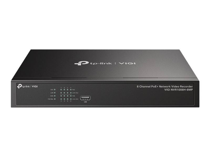 TP-LINK VIGI NVR1008H-8MP 8 Channel PoE - VIGI NVR1008H-8MP