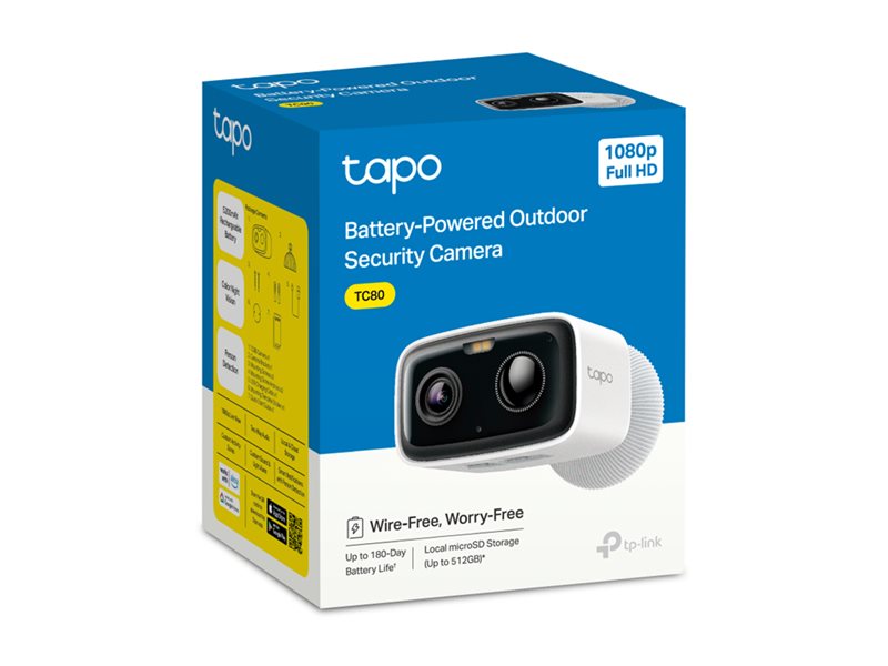 TP-LINK Smart Wire-Free Outdoor Camera - TC80