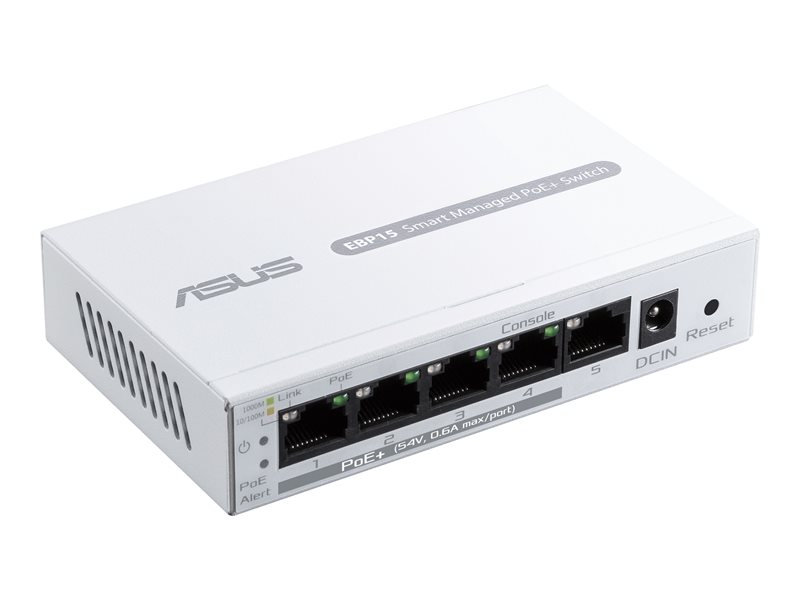 ASUS EBP15 5-Port GbE managed switch - 90IG08D0-MO3B00
