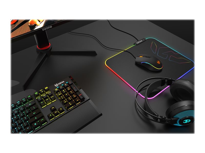 NOX RGB KROM KNOUT MOUSEPAD - NXKROMKNTRGB