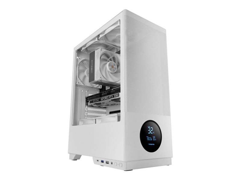 TACENS SAGITTA20 ATX CASE ROUND DISPLAY - 2SAGITTA20W