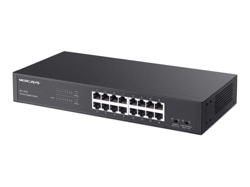TP-LINK MERCUSYS 16-Port Gigabit Switch - MS116GS