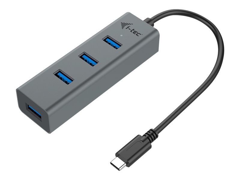 I-TEC USB C Metal HUB 4 Port without pow - C31HUBMETAL403