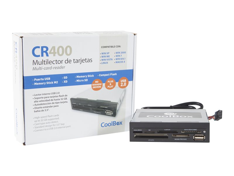 COOLBOX INTERNAL CARD READER 3.5P WITH B - CRCOOCR4002L