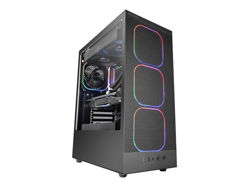 MARS GAMING ATX 4xARGB Case Black - MCNEBULA