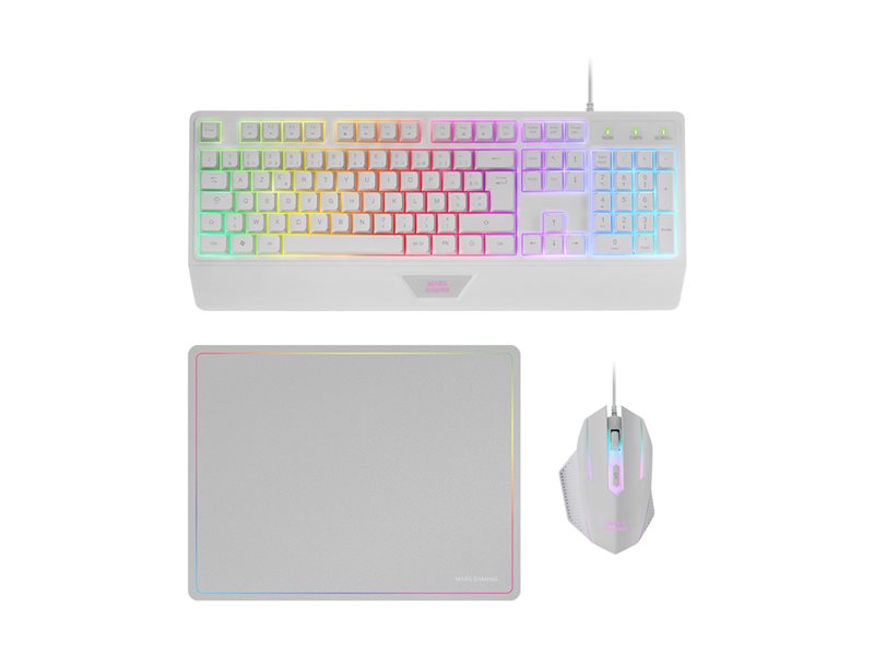 MARS GAMING MCP-124 3IN1 GAMING COMBO - MCP124WPT
