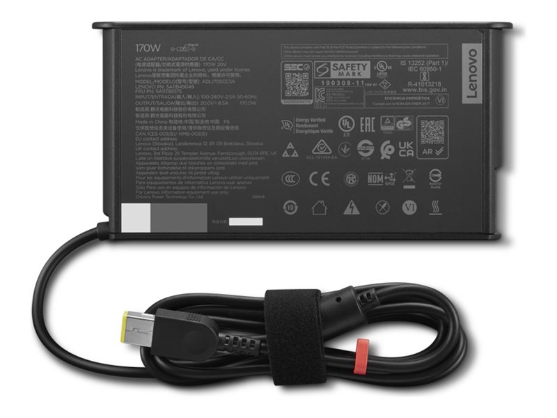 LENOVO ThinkStation Slim 170W AC Adapter - 4X21U26039