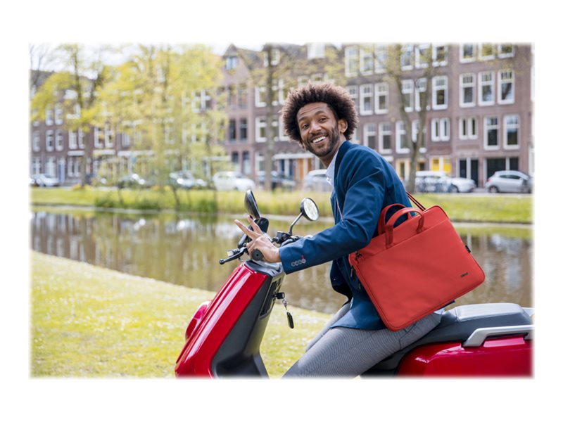 TRUST BOLOGNA 16INCH LAPTOP BAG ECO RED - 24449
