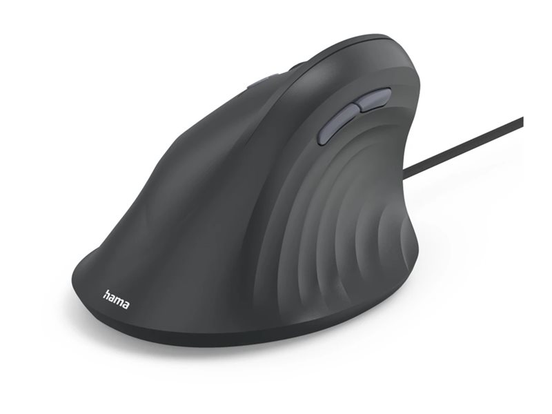 HAMA Ergo USB Mouse ECM-500 L black - 00173087