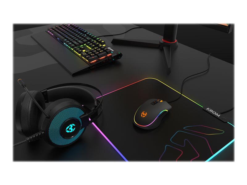 NOX RGB KROM KNOUT MOUSEPAD - NXKROMKNTRGB