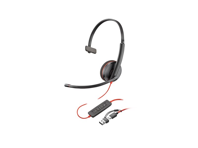 HP Poly BW 3220 USB-C HS +USB-C/A Bulk - 8X2J9A6