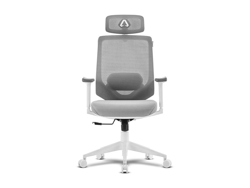 Alpha Gamer Stella White / Grey - Cadeira em Malha