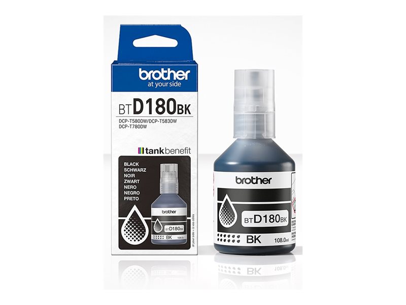 BROTHER Black ink bottle yield - BTD180BK