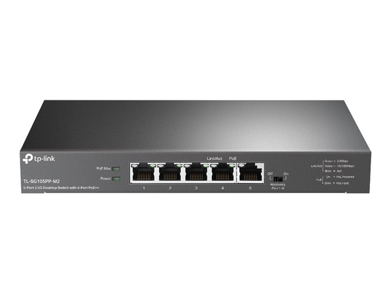 TP-LINK 5-Port 2.5G Desktop Switch with - TL-SG105PP-M2