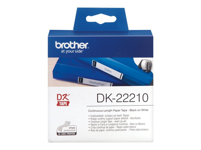 BROTHER DK22210 Continuous Paper Tape 29 - DK22210