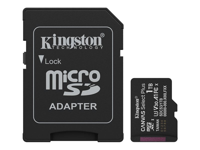 KINGSTON 1TB microSDXC Canvas Select - SDCS3/1TB