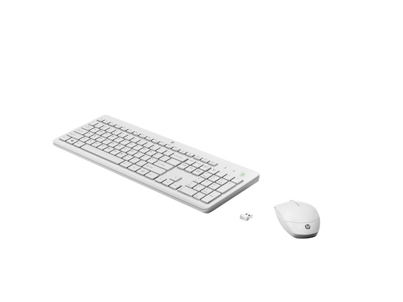 HP 230 WIRELESS MOUSE/KB COMBO WHITE - 3L1F0AA