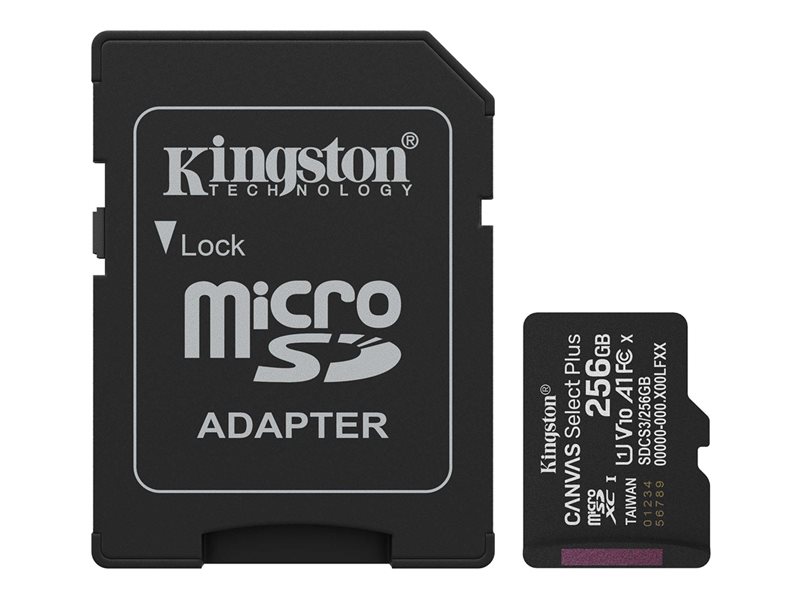 KINGSTON 256GB microSDXC Canvas Select - SDCS3/256GB