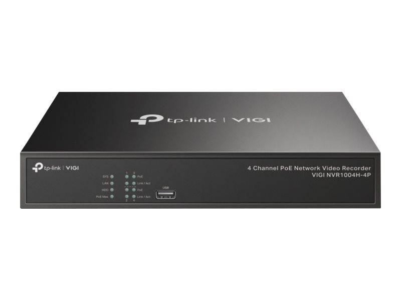 TP-LINK VIGI NVR1004H-4P 4 Channel PoE N - VIGI NVR1004H-4P