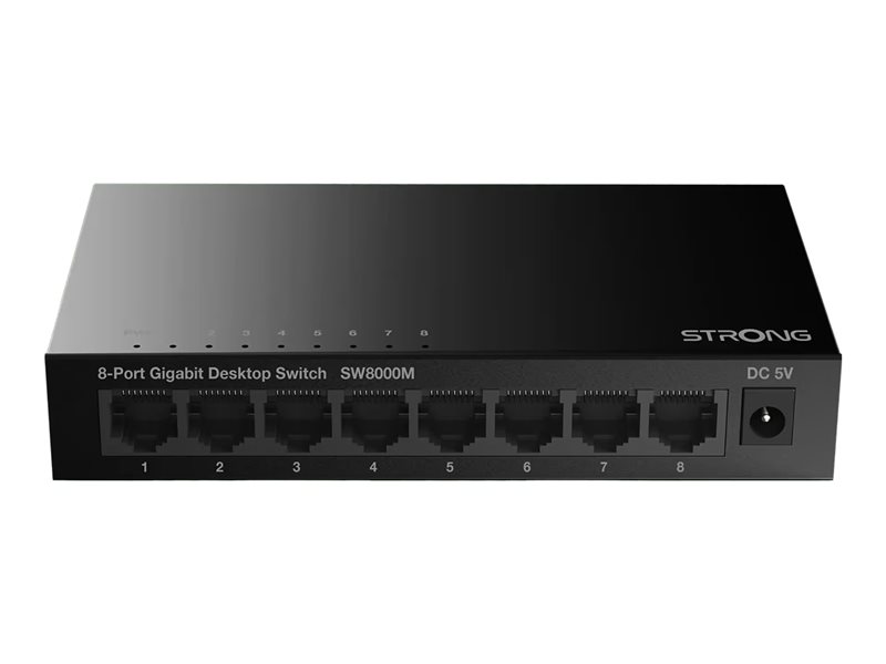 STRONG 8 PORTS GIGABIT SWITCH METAL CASI - SW8000M