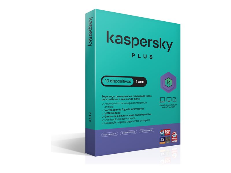 KASPERSKY PLUS 10 DEVICES MSB BOX PT - KL1042S5KFS-MSBPT