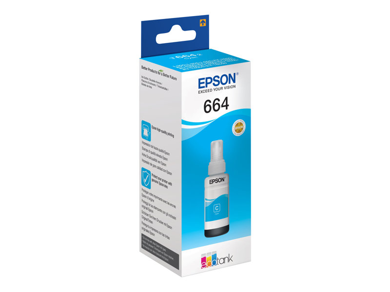 EPSON T6642 Cyan ink bottle 70ml - C13T664240