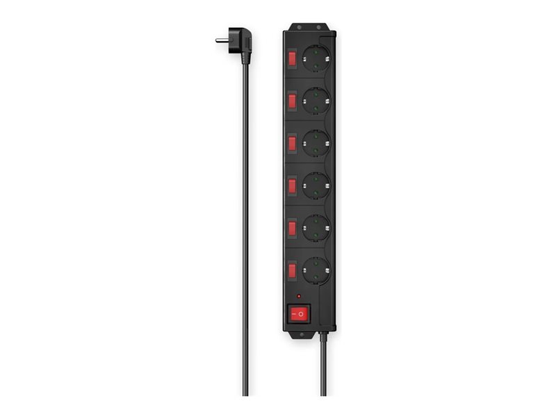 HAMA ELECTRICAL EXTENSION, 6 SOCKETS WIT - 00223160
